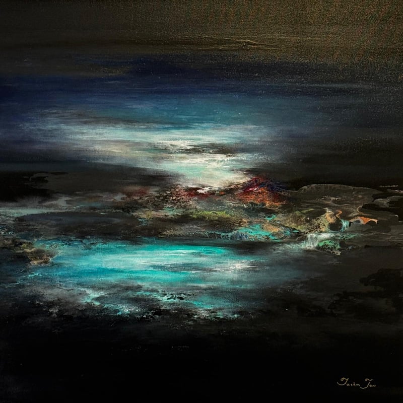 Lake of Bizarre Lights — original artwork by Tasha Tau