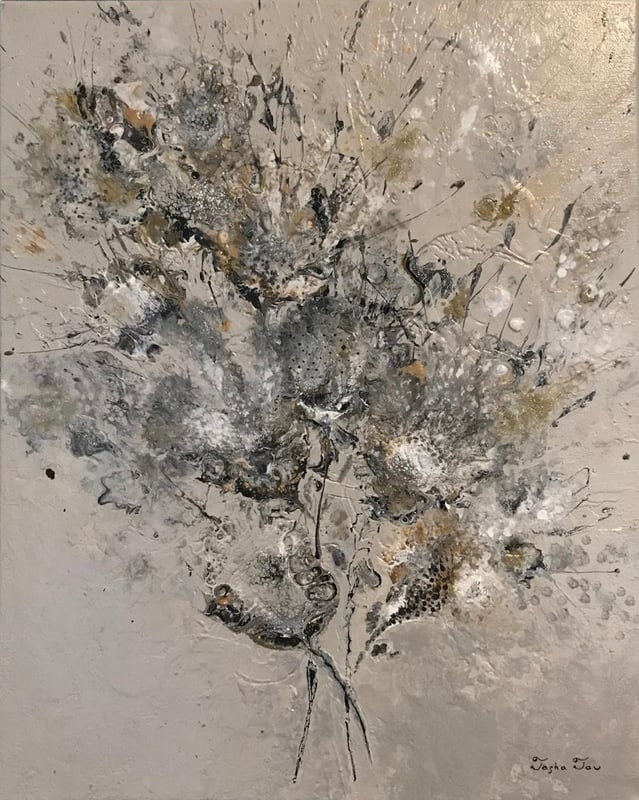 Curiosity Flowers — original artwork by Tasha Tau