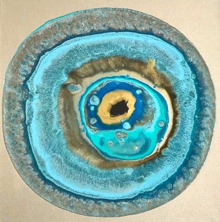 Blue Galaxy — original artwork by Tasha Tau