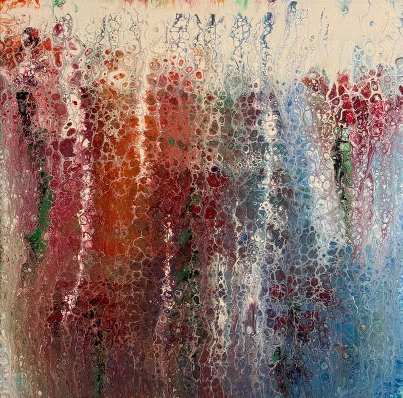 Crimson Shower — original artwork by Tasha Tau