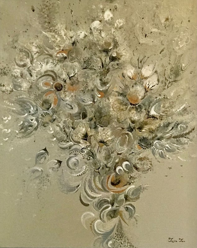 Whispered Bouquet — original artwork by Tasha Tau