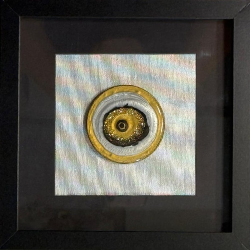 Silver Orbit Talisman 2 — original artwork by Tasha Tau